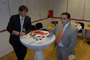 Fotos vom business speed dating